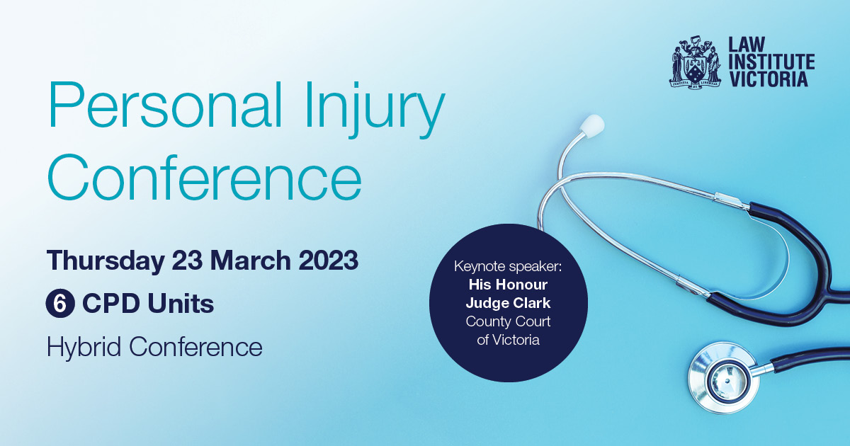 Display event Personal Injury Conference 2023